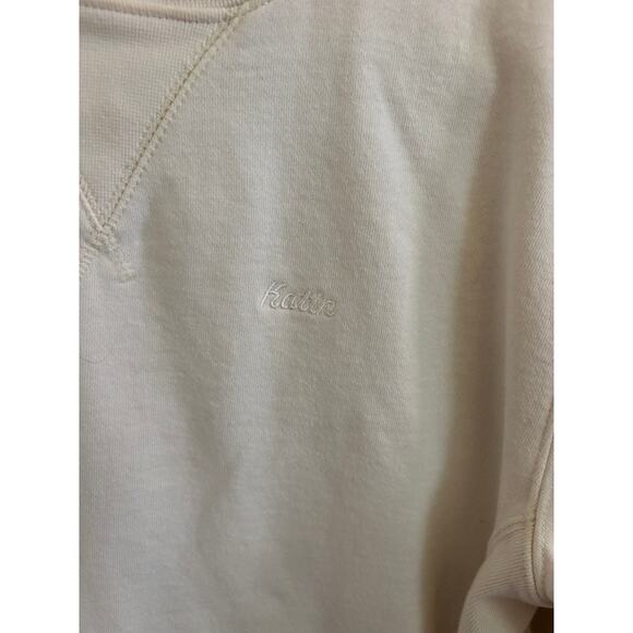 Katin Sweatshirt Mens Small Cream Crewneck - Picture 2 of 8